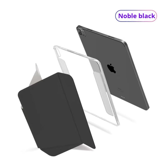 [Detachable][Magsafe Compatible] Apple iPad Pro 13-inch 7th Gen (2024) Shaped Acrylic Rotating Case With Pen Slot