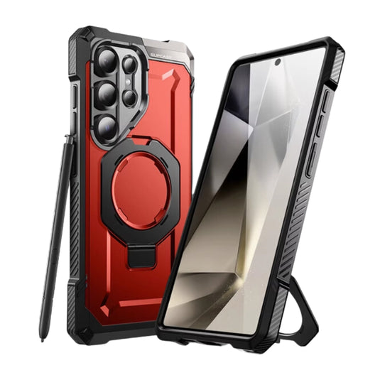 Samsung Galaxy S25 Ultra (SM-S938) - SUPCASE High-Power Magnetic Matte Transparent Heavy Duty Series Stand Case