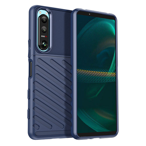 Sony Xperia 10 III - Thunder Anti-fingerprint TPU Silicone Heavy Duty Series Case