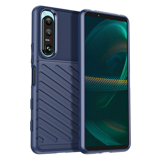 Sony Xperia 10 III - Thunder Anti-fingerprint TPU Silicone Heavy Duty Series Case