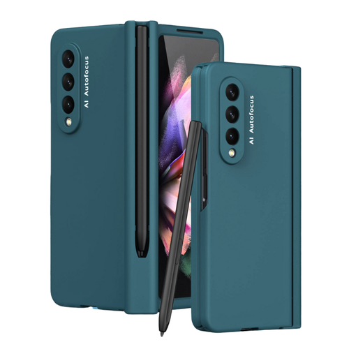 Samsung Galaxy Z Fold 3 5G (SM-F926) 360 Degree Full Covered Protection Transparent Hard Shell Case (Built-In Glass Protector)