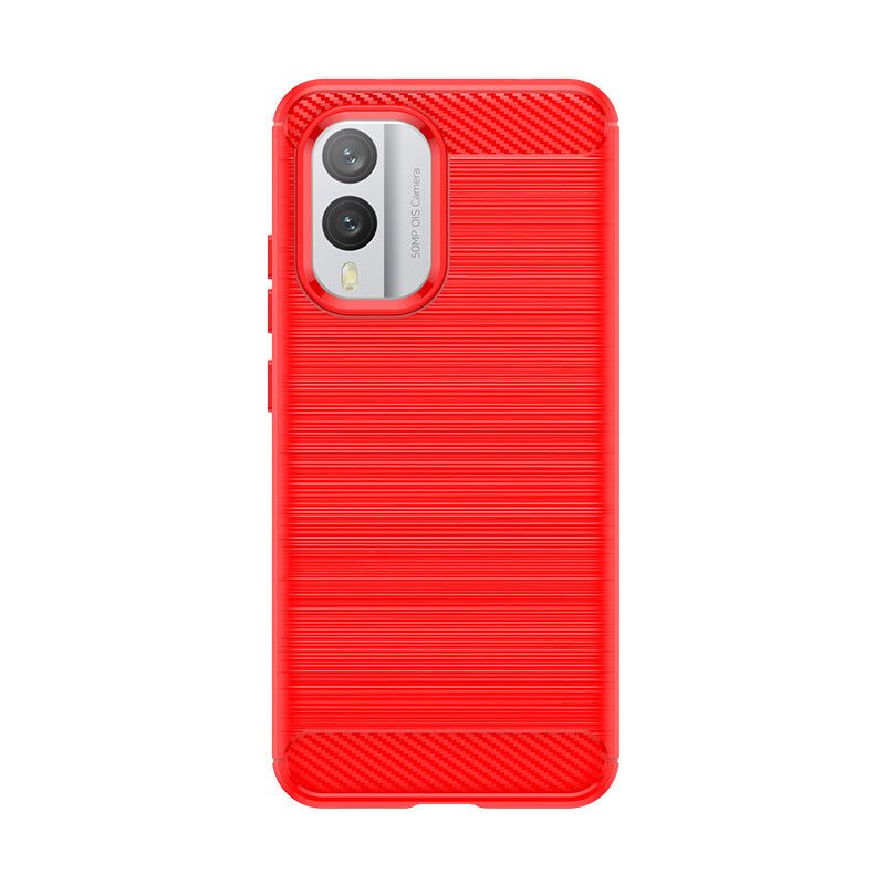 Load image into Gallery viewer, Nokia G10 / G20 / 6.3 - Drawing Series Carbon Fiber Shockproof TPU Heavy Duty Series Case
