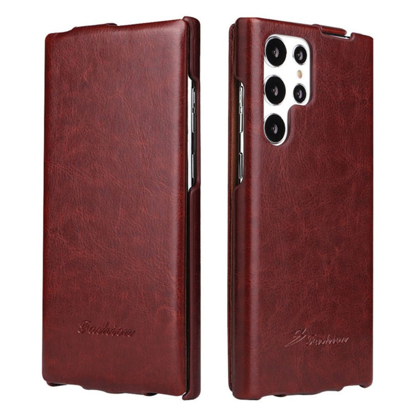 Load image into Gallery viewer, Samsung Galaxy S21/Plus/Ultra - Business Flip Up and Down PU Leather Series Case
