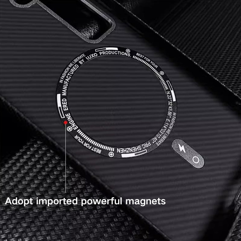 Load image into Gallery viewer, [Magsafe Compatible] Samsung Galaxy S24/Plus/Ultra - Kevlar Carbon Fiber Texture Shockproof Case
