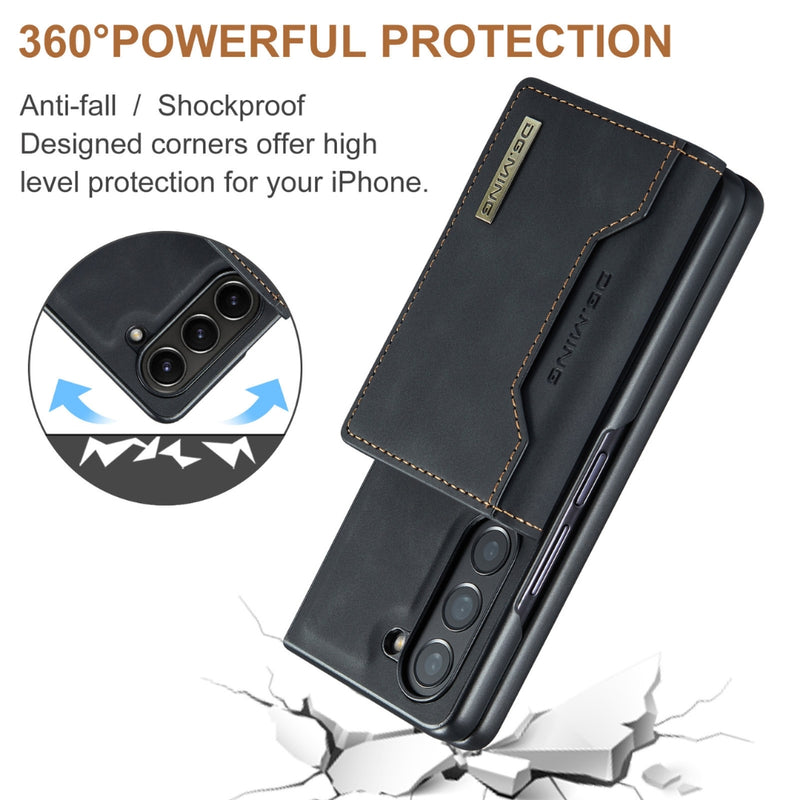 Load image into Gallery viewer, Samsung Galaxy Z Fold 5 5G (SM-F946B) - Multifunctional PU Leather Wallet Series Stand Case
