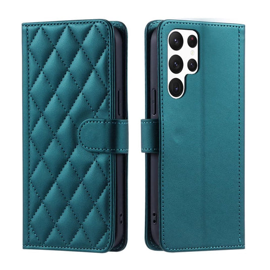 [With Card Slot] Samsung Galaxy S23/Plus/Ultra - Women Crossbody PU Leather Flip Wallet Series Stand Case With Lanyard