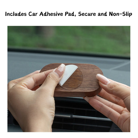 Natural Gourd Plum Blossom Pendant Walnut Wood Base Car Dashboard Ornament Handmade Carving Premium Gift - i-Station Mobile Phone & Electronic Device Repair and Accessories