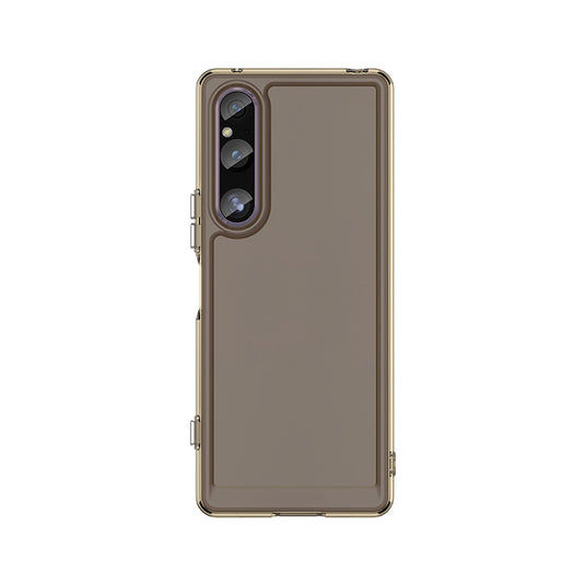 Sony Xperia 1 V - Candy Colors TPU Silicone Transparent Heavy Duty Series Case