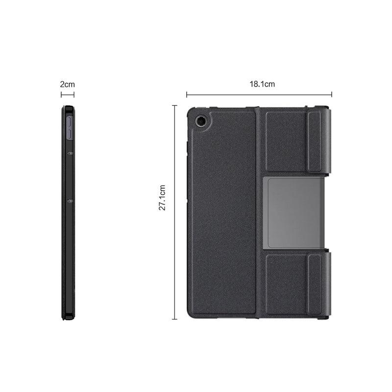 Load image into Gallery viewer, Lenovo Tab Plus 11.5&quot; 2024 (TB-351FU) - Black Detachable Magnetic Bluetooth Keyboard Case With Backlight and Touchpad
