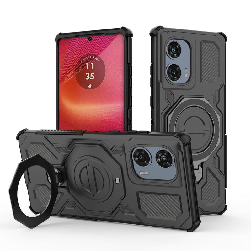 Load image into Gallery viewer, [Built-in Bracket][Magsafe Compatible] Motorola Moto Edge 60/Pro/Fusion Heavy Duty Stand Case
