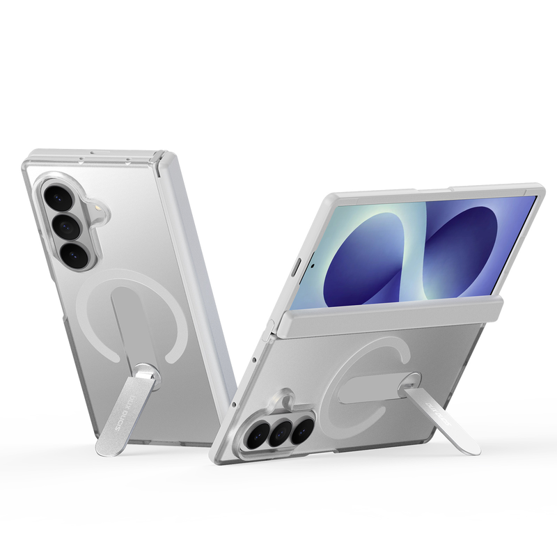 Load image into Gallery viewer, [Built-in Kickstand] Samsung Galaxy Z Fold8 Ultra Business Matte Back Panel Magnetic Case
