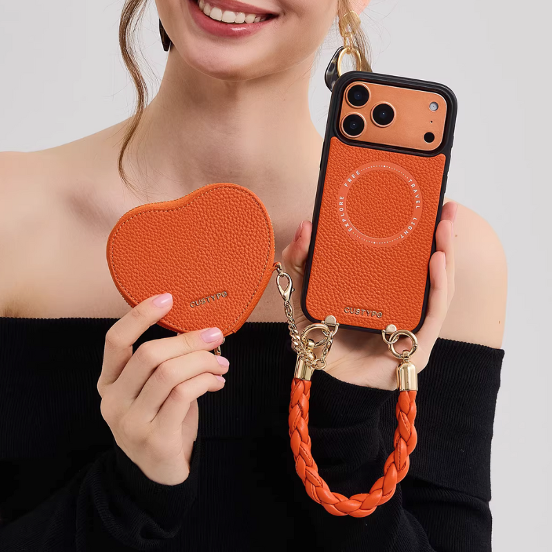 Load image into Gallery viewer, [Magsafe Compatible][With Card Holder] Apple iPhone 17/Pro/Pro Max - Custype Portable Premium Leather Protective Case
