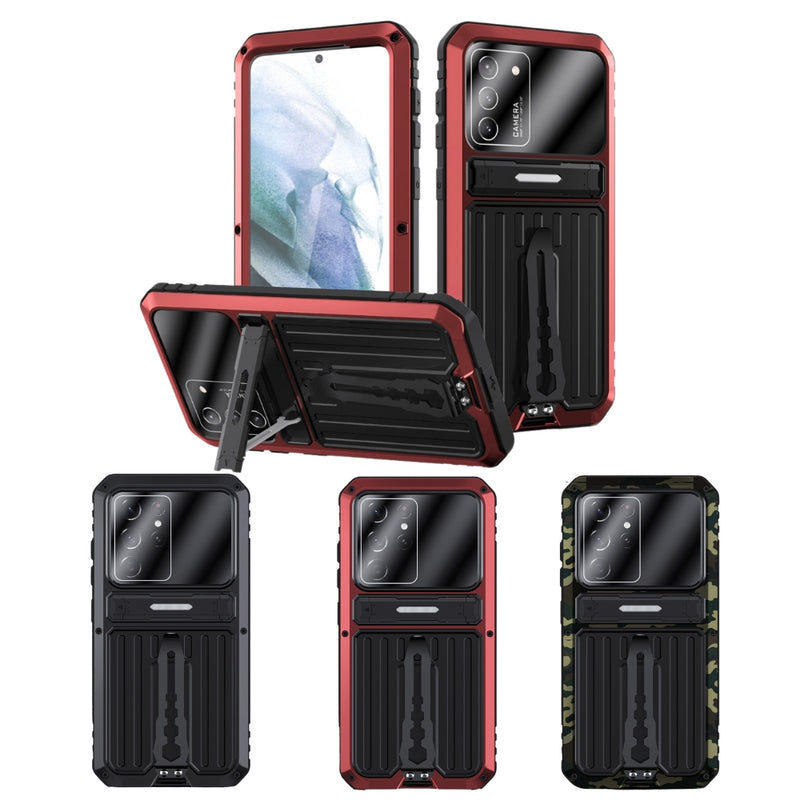 Load image into Gallery viewer, Samsung Galaxy S21/Plus/Ultra/FE - Full Coverage Armor Style Shockproof Stand Case
