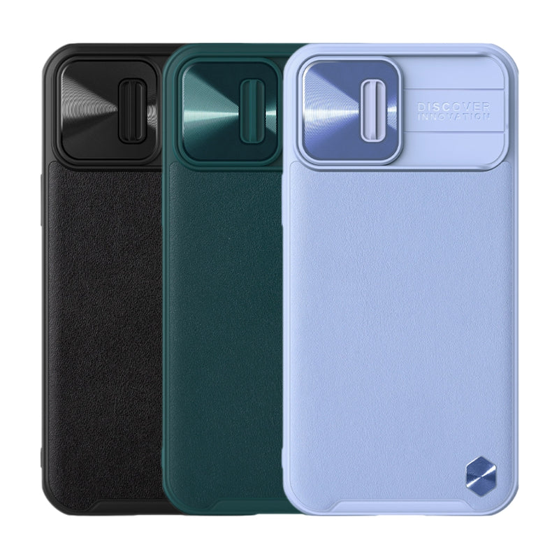 Load image into Gallery viewer, Apple iPhone 13/Pro/Max - Nillkin CamShield Leather Cover Case
