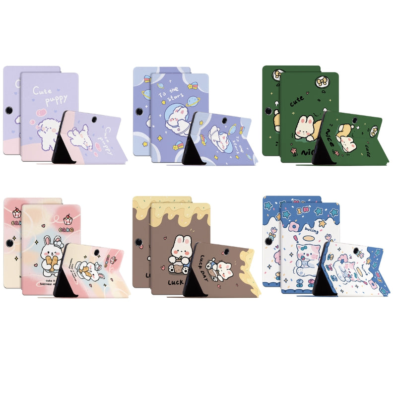 Load image into Gallery viewer, OPPO Pad Neo (OPD2302, OPD2303) - Cute Cartoon Pattern Magnetic Flip Stand Protective Case
