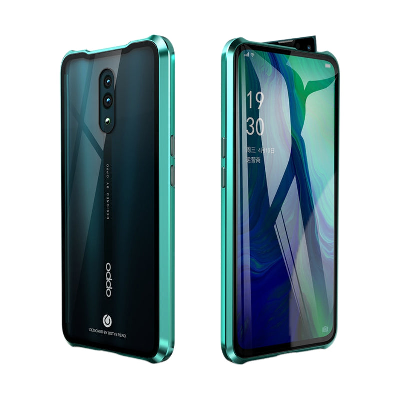 Load image into Gallery viewer, OPPO Reno10/Pro+/Pro - Magnetic Transparent Tempered Glass Shockproof Case
