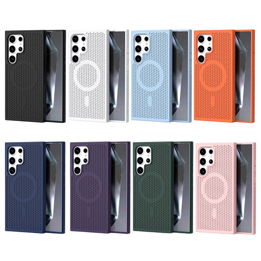 [Magsafe Compatible] Samsung Galaxy S22/Plus/Ultra - Honeycomb Magnetic Cooling Protective Case