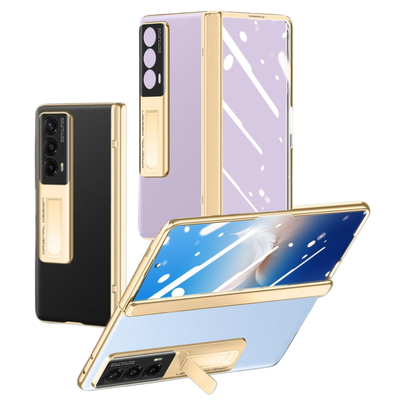 Load image into Gallery viewer, Honor Magic Vs/Vs2 - Electroplated Frame Side Wrap Stand Shockproof Protective Case
