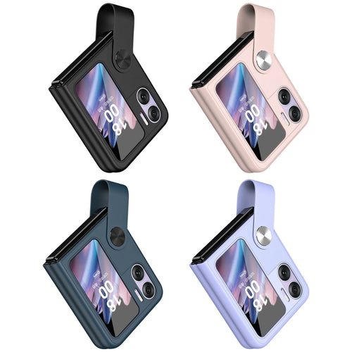 OPPO Find N3 Flip (PHT110, CPH2519) - PU Leather Handheld Stand Phone Case