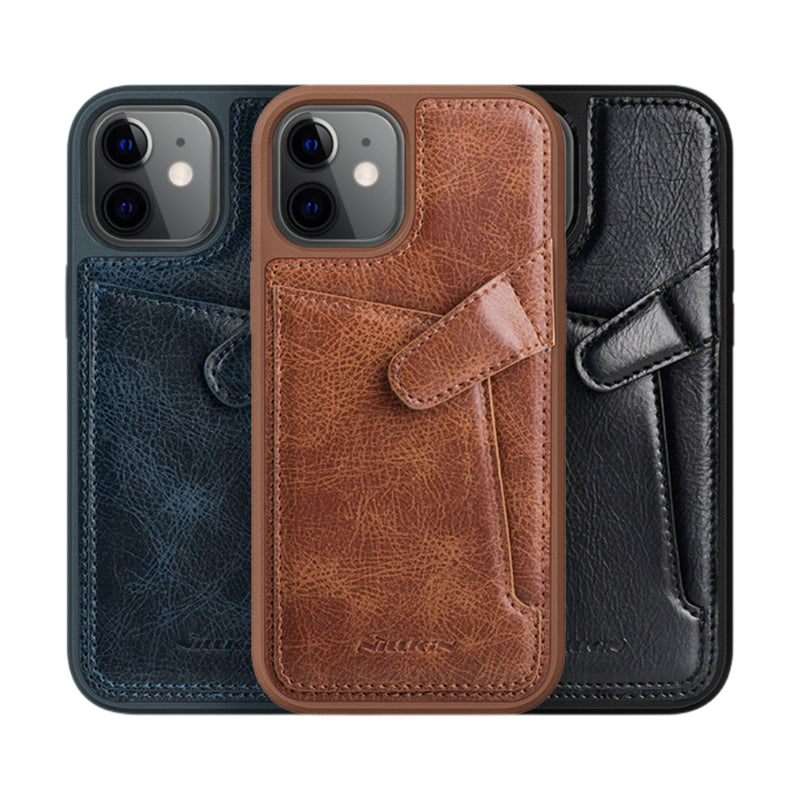 Load image into Gallery viewer, [With Card Slot] Apple iPhone 12 Mini - NILLKIN Aoge Series Shockproof Leather Case
