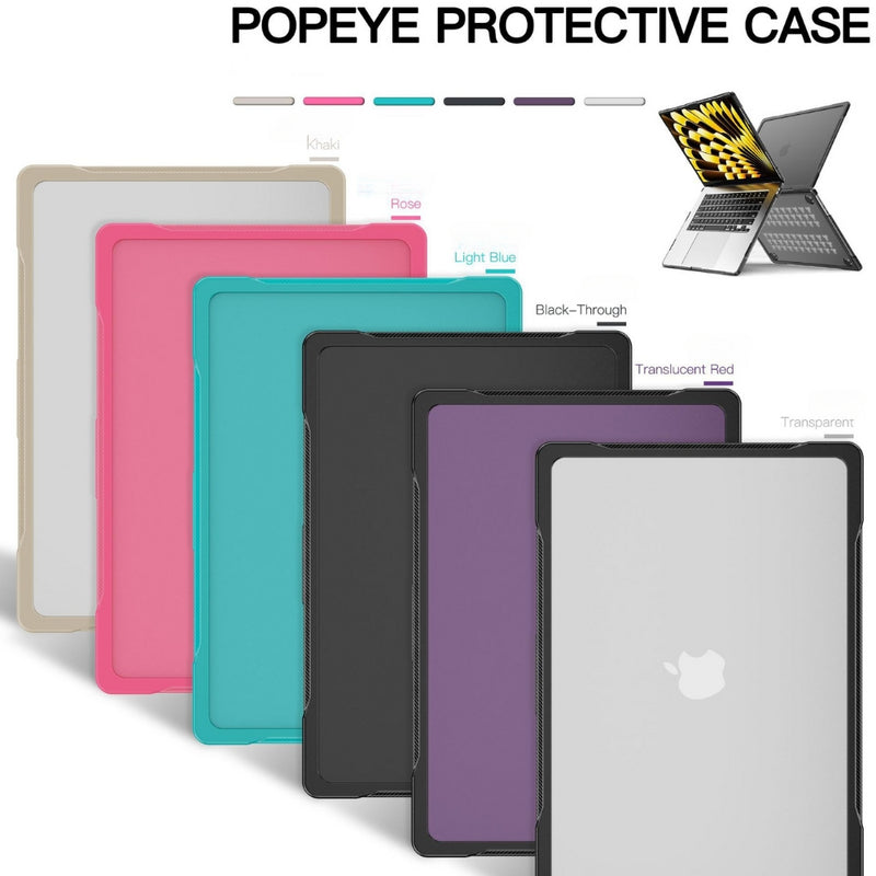 Load image into Gallery viewer, MacBook Air 15.3&quot; M2 &amp; M3 &amp; M4 (A2941 &amp; A3114 &amp; A3241) - Full Coverage Matte Transparent Shockproof Protective Case
