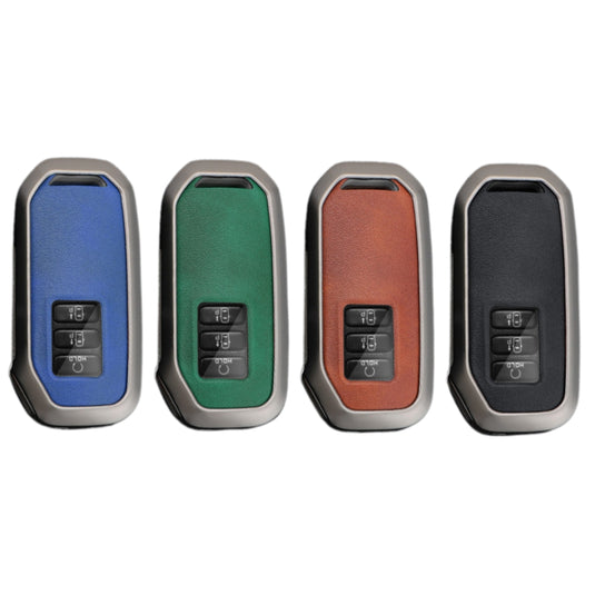 Kia Zinc Alloy + Leather Car Key Case For Sportage, Ray, Sorento, Soul, Telluride, Cerato, K5, K8