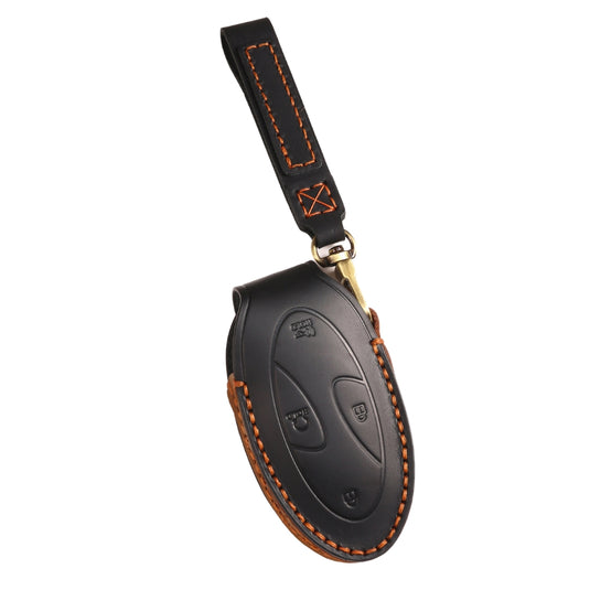 Hyundai Handcrafted Genuine Leather Car Key Protective Case For Ionic 6, Kona EV, Grandeur GN7