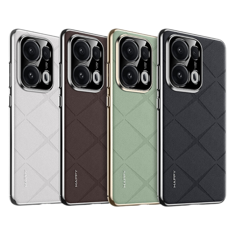 Load image into Gallery viewer, OPPO Reno13 / Pro - Plain Leather PC Phone Case
