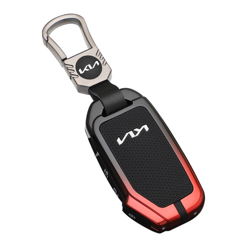 Load image into Gallery viewer, Kia Zinc Alloy + Silicone Car Key Fob Case Cover For K5, Seltos, Sportage, Sorento, Cerato, Ceed, Niro EV, Telluride, Soul, Proceed - i-Station Mobile Phone &amp; Electronic Device Repair and Accessories
