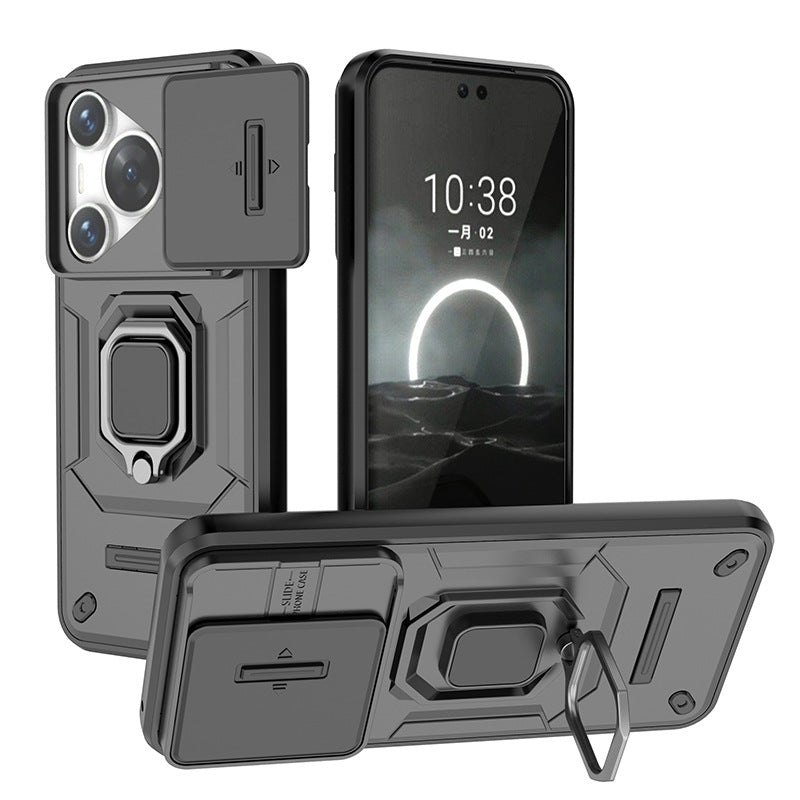 Load image into Gallery viewer, [Built-in 360-degree rotatabl bracket][Camera Cover] Huawei Mate 60/Pro/Pro+ Shield Shockproof Rugged Heavy Duty Case
