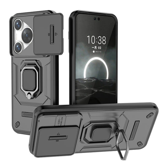 [Built-in 360-degree rotatabl bracket][Camera Cover] Huawei Mate 60/Pro/Pro+ Shield Shockproof Rugged Heavy Duty Case