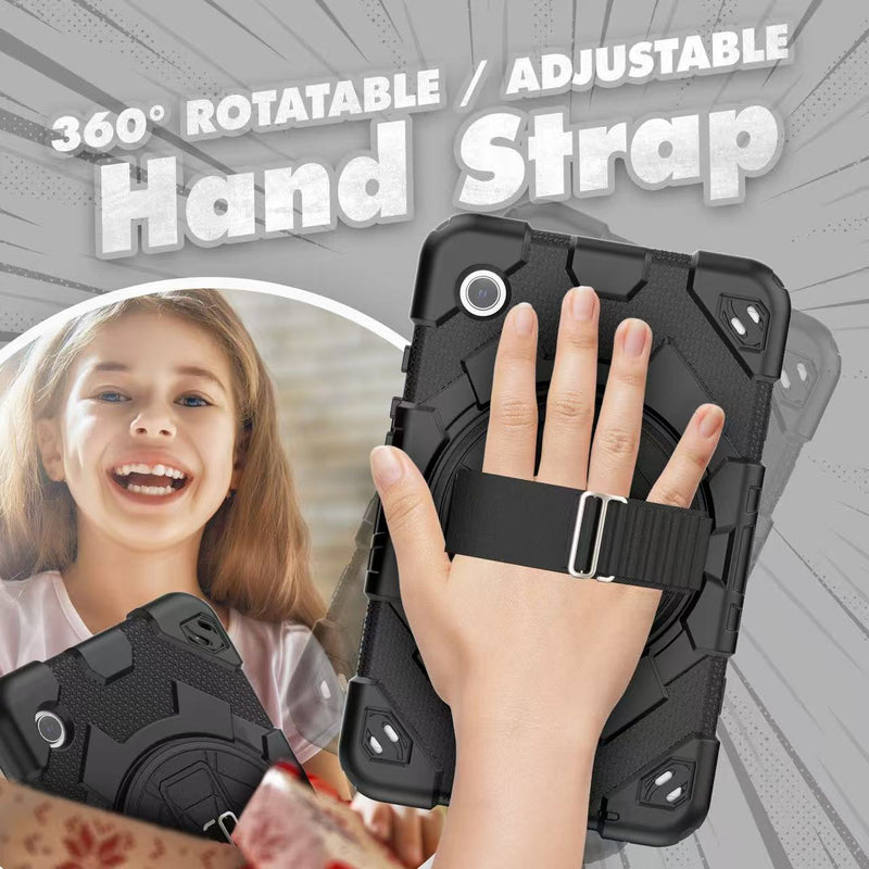 Load image into Gallery viewer, [Built-in Rotating Stand] Samsung Galaxy Tab A9 8.7&quot; 2023 (SM-X110/SM-X115) Silicone Full-cover Children&#39;s Drop-resistant Case
