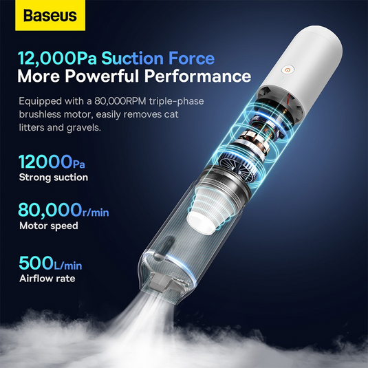 Baseus A3 Lite Car Vacuum Cleaner 100W 12000 Pa