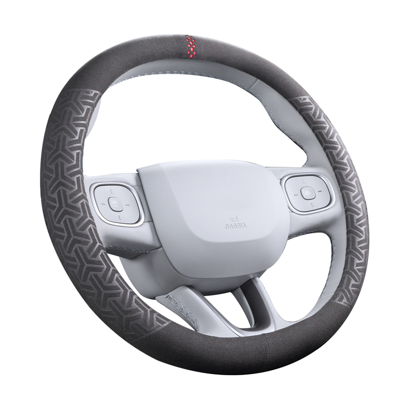 Load image into Gallery viewer, Universal Microfiber Suede Steering Wheel Cover – All-Season, Durable, Soft &amp; Comfortable Grip - i-Station Mobile Phone &amp; Electronic Device Repair and Accessories
