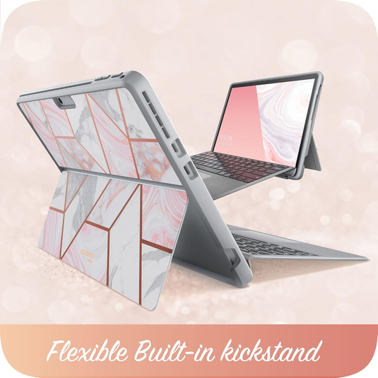 Microsoft Surface Pro 11 - iBlason TPU Soft Frame Slim Glitter Marble Shockproof Case