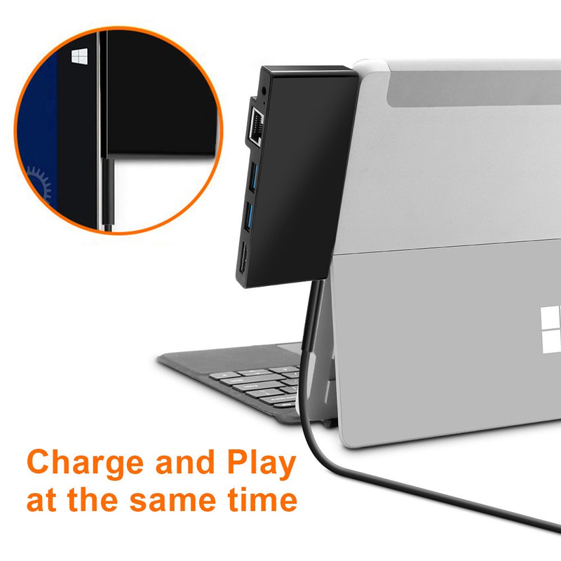 Load image into Gallery viewer, Microsoft Surface Go 1/2/3/4 - Multifunctional 5-in-1 Docking Station USB C-Hub Adattatore With 4K HDMI
