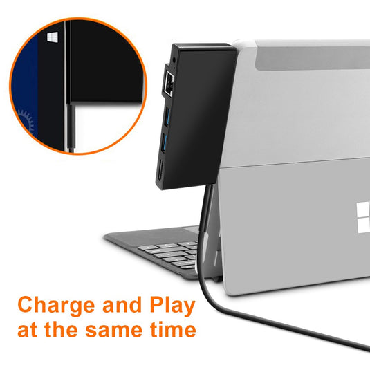 Microsoft Surface Go 1/2/3/4 - Multifunctional 5-in-1 Docking Station USB C-Hub Adattatore With 4K HDMI