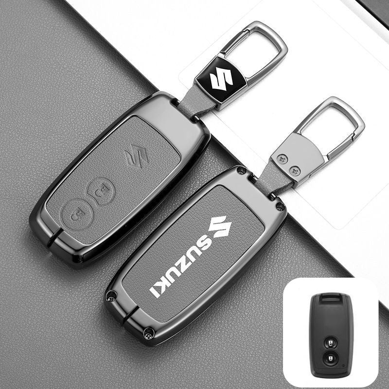 Load image into Gallery viewer, Suzuki Zinc Alloy PU Leather Car Key Fob Case Cover For SX4, Vitara
