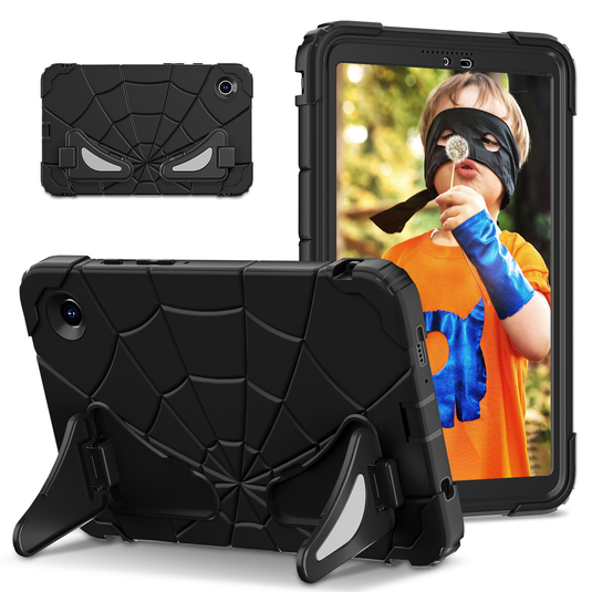 [Built-in Stand] Samsung Galaxy Tab A9 8.7“ (2023) Spiderman Cartoon Kids Full-cover Silicone Shockproof Case