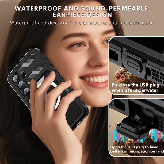 [Magsafe Compatible] [Mars Series] Samsung Galaxy S26 Plus (S947) - Shellbox Full Covered Waterproof Heavy Duty Tough Armor Case - i-Station Mobile Phone & Electronic Device Repair and Accessories
