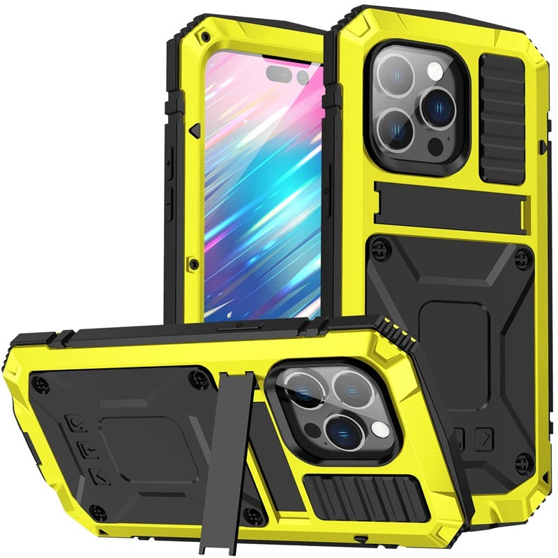 Load image into Gallery viewer, [Built-in Stand] Apple iPhone 15/Plus/Pro/Max - Military Grade Shockproof Lifeproof Series Case
