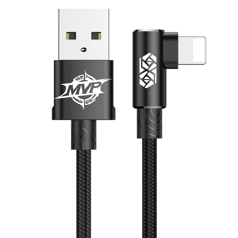 Load image into Gallery viewer, Baseus MVP Elbow Type Cable USB For IP 2A 1M
