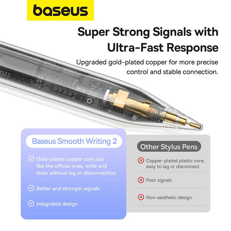 Load image into Gallery viewer, Baseus Smooth Writing 2 Series Stylus with LED Indicators (P80015803213-00) (Active Version) - Moon White - i-Station Mobile Phone &amp; Electronic Device Repair and Accessories
