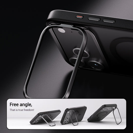 [Magsafe Compatible] Apple iPhone 17/Air/pro/pro max - Invisible Camera Stand Shockproof Case - i-Station Mobile Phone & Electronic Device Repair and Accessories