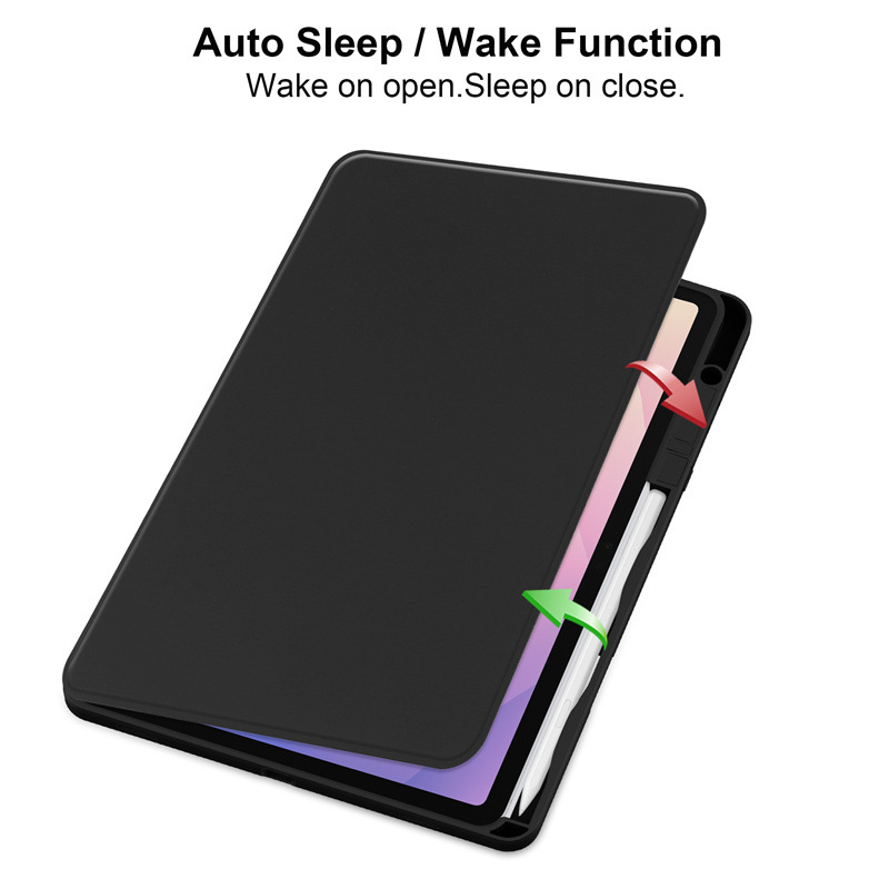 Load image into Gallery viewer, Samsung Galaxy Tab S12 Plus (2026) 12.4" - Silicone 360-Degree Rotating Smart Sleep Drop-Proof Case
