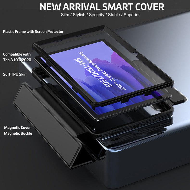 Load image into Gallery viewer, [Built-in Stand] Samsung Galaxy Tab A 2019 8&quot; (T290/T295Y) - Multifunctional PC Silicone Smart Sleep Tablet Case
