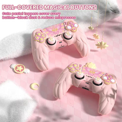 PlayStation PS5 Pro/Slim Cardcaptor Sakura Themed Controller Protective Soft Case – PP Material, Cute Anime Design - i-Station Mobile Phone & Electronic Device Repair and Accessories