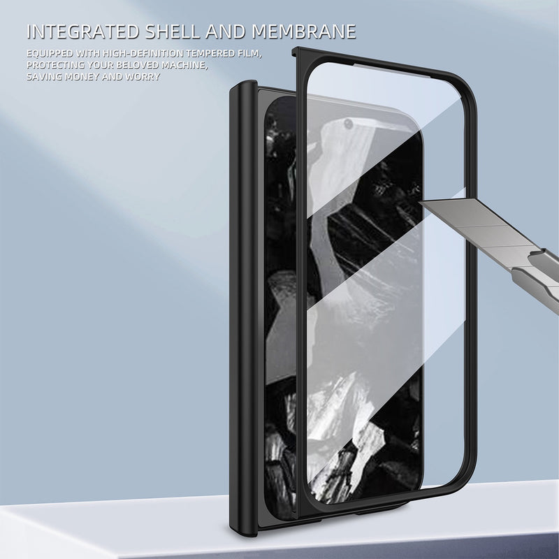 Load image into Gallery viewer, Google Pixel 9 Pro Fold - Full Coverage Matte Folding Spring Hinge Case
