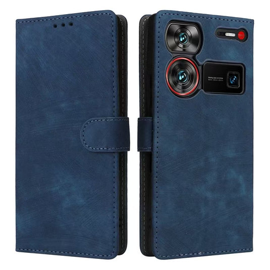 [With Card Slot] ZTE Blade A54 Minimalist Leather Wallet Series Case