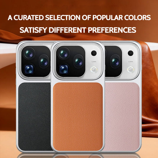 OPPO Find X10 Pro Max - Luxury Metallic PU Leather Durable PC Phone Case